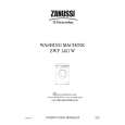 ZANUSSI ZWF1451W Owners Manual
