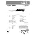 SONY CDX-R7 Service Manual