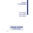 ARTHUR MARTIN ELECTROLUX AW2106F Owners Manual