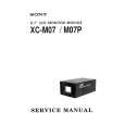 SONY XC-M07P Service Manual