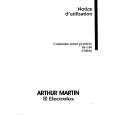 ARTHUR MARTIN ELECTROLUX CM618RR1 Owners Manual