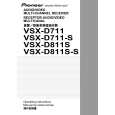 PIONEER VSX-D811S/SDPWXJI Owners Manual