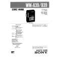 SONY WMB39 Service Manual