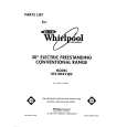 WHIRLPOOL RF3100XVW0 Parts Catalog