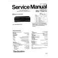 TECHNICS RSTR474 Service Manual