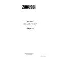 ZANUSSI ZK20/15 Owners Manual