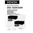 DENON DRA-825R Owners Manual