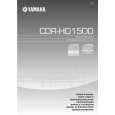 YAMAHA CDR-HD1500 Manual de Usuario