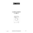 ZANUSSI F1202V Owners Manual