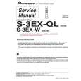 PIONEER S-3EX-QL/SXTW/EW5 Service Manual