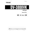 TEAC DV3800VK Owners Manual