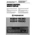 PIONEER KEH-1500 Instrukcja Obsługi