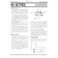 PIONEER SZ71D Owners Manual