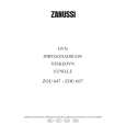 ZANUSSI ZOU647QW Owners Manual