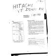 HITACHI VT5000ER Service Manual