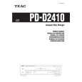 TEAC PD-D2410 Owners Manual