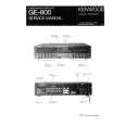 KENWOOD GE-800 Service Manual