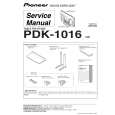 PIONEER PDK-1016/UC Instrukcja Serwisowa