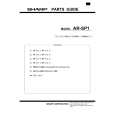 SHARP AR-SP1 Katalog Części