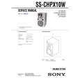 SONY SSCHPX10W Manual de Servicio
