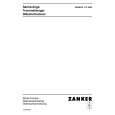 ZANKER KT2022 Owners Manual