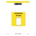 ZANUSSI ZDT5052 Owners Manual