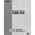 YAMAHA CBX-D3 Owners Manual