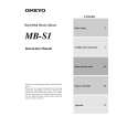 ONKYO MB-S1 Service Manual
