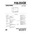 SONY PVM-2054QM Manual de Servicio