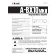 TEAC A-BX10 Owners Manual