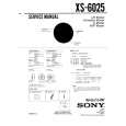 SONY XS6025 Manual de Servicio