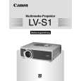 CANON LV-S1 Instrukcja Obsługi