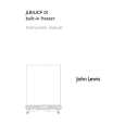 JOHN LEWIS JLBIUCF01 Owners Manual