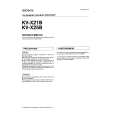 SONY KV-X21B Manual de Usuario