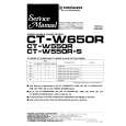 PIONEER CT-W550R Instrukcja Serwisowa