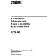 ZANUSSI ZOU645X Owners Manual