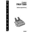 CANON FAX-T301 Instrukcja Obsługi