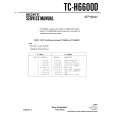 SONY TC-H6600D Manual de Servicio