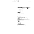 SONY MDX62 Owners Manual
