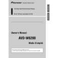 PIONEER AVD-W6200/UC Owners Manual