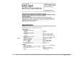 KENWOOD KAC524 Owners Manual