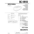 SONY BCVM50 Service Manual