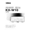 YAMAHA KX-W10 Manual de Usuario