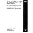 AEG LAV9451SENS. Owners Manual