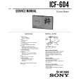 SONY ICF-604 Instrukcja Serwisowa