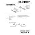 SONY XA39MK2 Service Manual