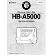 SONY HB-A5000 Owners Manual