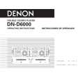 DENON DN-D6000 Instrukcja Obsługi