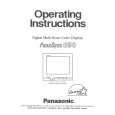 PANASONIC E50 Owners Manual