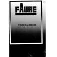 FAURE CFC412W1 Owners Manual